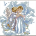 Набор для вышивания нитками DIMENSIONS  "Поцелуи ангелов"